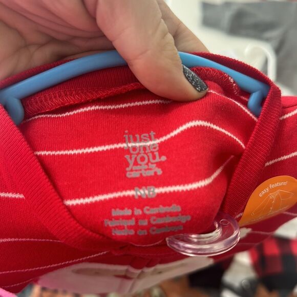 Just One You by CARTERS NWT Santa 2 ok Bundle Sz Newborn - Picture 10 of 13